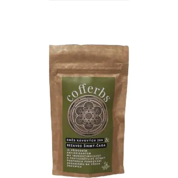 Káva COFFERBS směs kávových mletých zrn a REZAVEC ŠIKMÝ-ČAGA 30 g