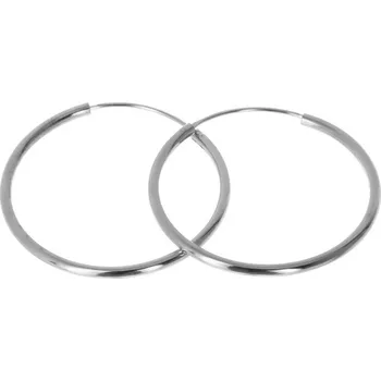 Náušnice Argento 66564 Stříbrné náušnice kruhy - 35 mm průměr