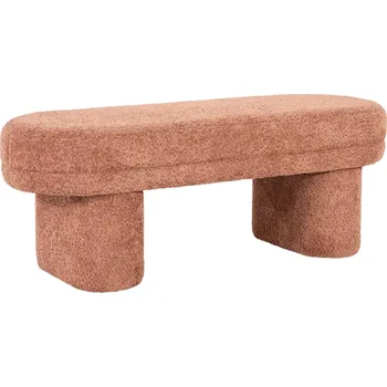 By-Boo Hnědá čalouněná lavice Rama 120 cm