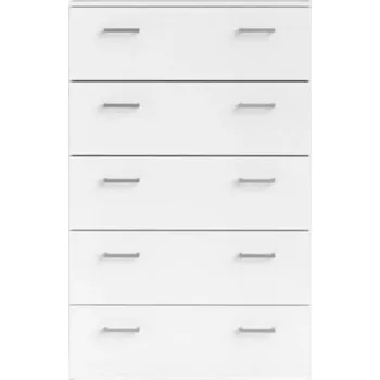Komoda Šuplíková komoda Sid 5s 422 Bílá