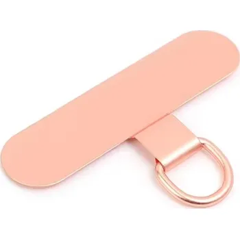 Kovové poutko pro silikonový kryt - Růžově zlaté