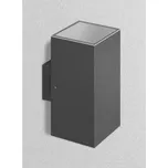 Nástěnné LED svítidlo Mivvy PLAN IP65 a IP40 60 × 144 × 76 mm Varianta: 60 × 144 × 76 mm, IP65, 7 W, 4000K, černá, oboustranné vyzařování