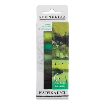 Sada suchých pastelů Sennelier 6ks polovičních, Spring Countryside (Sada suchých pastelů Sennelier 6ks polovičních, Spring Countryside)
