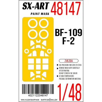 Plastikový model 1/48 Paint mask Bf-109F-2 (ZVE)