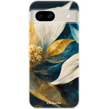 Pouzdro na mobilní telefon Odolné silikonové pouzdro iSaprio - Gold Petals - Google Pixel 8a
