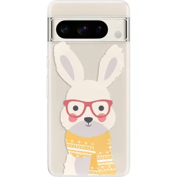 Pouzdro na mobilní telefon Odolné silikonové pouzdro iSaprio - Smart Rabbit - Google Pixel 8 Pro