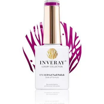 Lak na nehty Inveray UV/LED Gel Lak No. 172 DARK FUCHSIA
