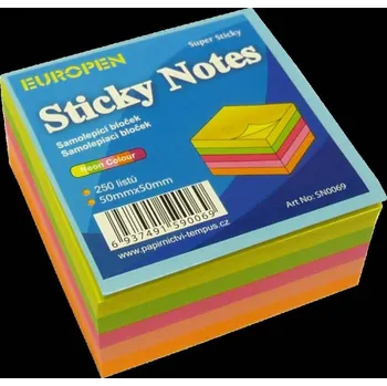 Samolepící bloček Lepící bloček NEON 50x50 250L