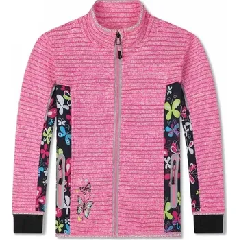 Dívčí mikina Dívčí outdoorová mikina Kugo HM1991 růžová