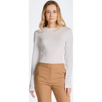 Dámské tričko TRIČKO GANT SLIM LIGHTWEIGHT LS T-SHIRT WHITE