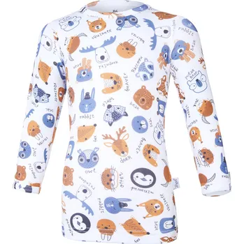 Little Angel tričko smyk DR TISK Outlast® - bílá barevná zvířátka Velikost: 122