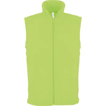 Pánská mikina Kariban pánská Fleecová vesta Luca Limetková 3XL