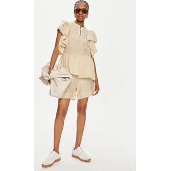 Munthe Halenka Ufolia 242101624232 Béžová Loose Fit 40