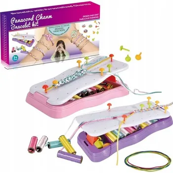 kreativní sada CAB Toys Sada na pletení náramků a přívěsků