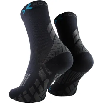 Pánské ponožky ROYAL BAY sportovní ponožky Super High-cut černé 9999 - velikost 42-44