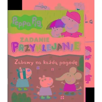 První čtění Peppa Pig. Zadanie Przyklejanie. Zabawy na każdą pogodę