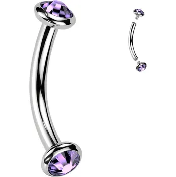 Piercing Šperky4U Piercing do obočí TITAN - TIT1381-TZ