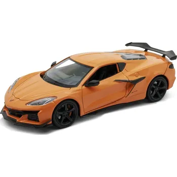 autíčko Welly 2023 Chevrolet Corvette Z06 1:24 oranžový