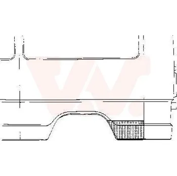 Blatník karosérie Boční stěna VAN WEZEL 3070143
