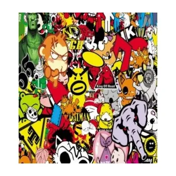 Polep vozidla Stickerbomb TLK-101 auto wrap fólie 152x1500cm - interiér/exteriér