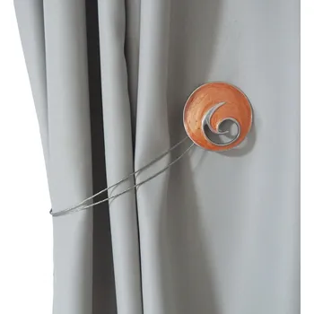 Příslušenství pro záclonu a závěs Magnetická spona na závěsy - Šarlot - oranžová
