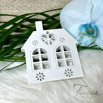 Atelier Fantazie - Dekorační domeček - výška 8 cm