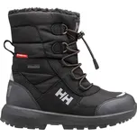 Dětská zimní obuv Helly Hansen JK SILVERTON BOOT HT 2 Černá, Tmavě šedá, Bílá