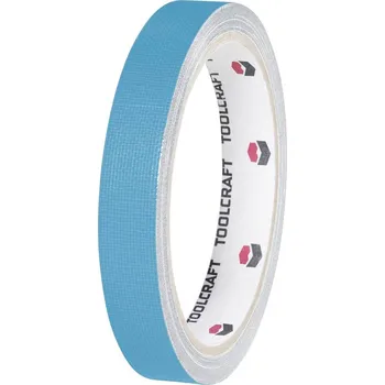 Izolační páska TOOLCRAFT HEB19L10BC HEB19L10BC páska se skelným vláknem HEB19L10BC modrá (d x š) 10 m x 19 mm 1 ks