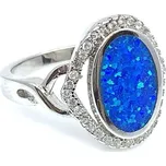 Šperky Jan Kos Jan Kos jewellery Stříbrný prsten s modrým opálem 12118853