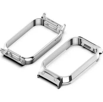 Příslušenství k chytrým hodinkám Kovový rámeček pro Xiaomi Redmi Band 2 - Stříbrný