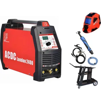 Svářečka VECTOR WELDING London 2400 AC/DC + příslušenství + kukla + vozík