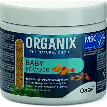 Krmivo pro rybičky ORGANIX Baby Powder 175 ml MSC