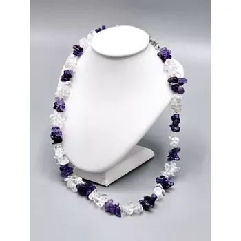 Náhrdelník Náhrdelník Ametyst s Křišťálem 1