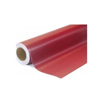 Polep vozidla 3D Karbonová vínová červená auto wrap fólie 152x2000cm - interiér/exteriér