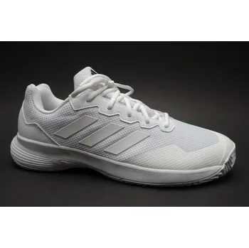 Pánská sálová obuv Tenisová obuv, Adidas, GameCourt 2 M, bílá: Bílá Syntetika 32,5 49 EU (F) 50 2/3 G - standardní šíře (29150-27451)