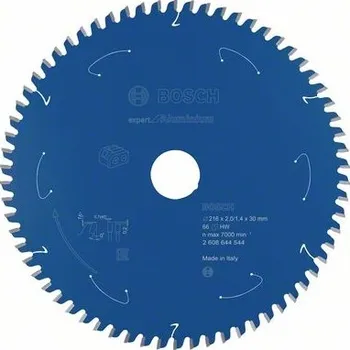 Pilový kotouč Bosch Pilový kotouč Expert for Aluminium pro akumulátorové pily 216×2/1,4×30 T66 2608644544