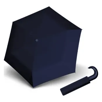 Deštník Pánský plně automatický deštník Fiber Magic Hook uni navy 744063DMA tmavě modrý, Doppler