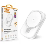 Powerbanka ALIGATOR Magsafe s USB-C 5 000 mAh, bílá