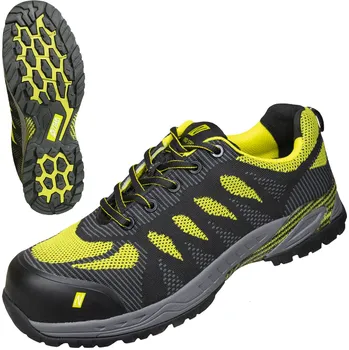 Pracovní obuv NITRAS PRO STEP – S1P bezpečnostní obuv, černá/limetková Velikost: 41