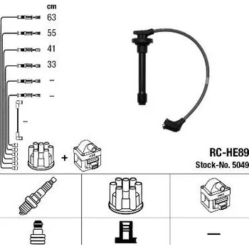 Zapalovací kabel Sada kabelů pro zapalování NGK 5049