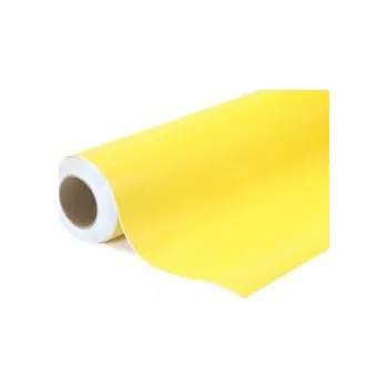 Polep vozidla Exkluzivní 4D Karbonová žlutá auto wrap fólie 152x1000cm - interiér/exteriér