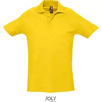 Pánské tričko SOLS Polokošile SOL'S Spring II pánská krátký rukáv, barva Gold vel. M