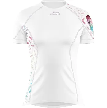 Dámské funkční triko krátký rukáv ANGEL bílá Bamboo Ultra