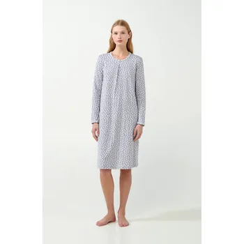 Vamp - Noční košile se srdíčky 21456 - Vamp light gray s