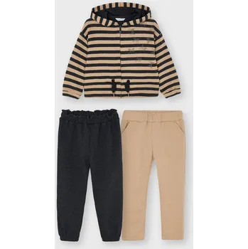 Dívčí kalhoty Mayoral Dívčítepáková souprava Mayoral 4838 hnědá Rozměr: 134