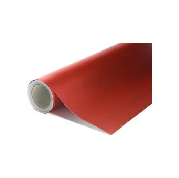 Polep vozidla Matná chromovaná červená auto wrap fólie 152x1800cm - interiér/exteriér