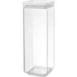 Plastová dóza Brabantia SQUARE 2,5l světle šedá