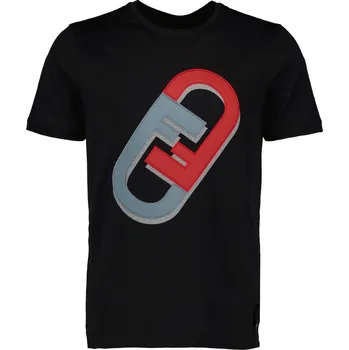 Pánské tričko FENDI 3D Logo Black tričko L Černá