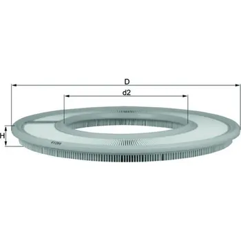 Vzduchový filtr Vzduchový filtr KNECHT LX 66