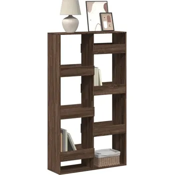 Knihovna vidaXL Knihovna 100 x 33 x 175 cm kompozitní dřevo [3309404] Barva: hnědý dub